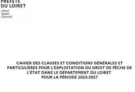 Dept45 : Renouvellement des baux de pêche 2023-2027