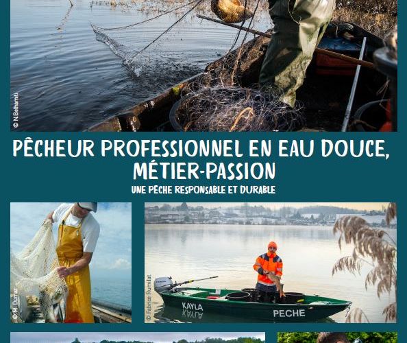 Plaquette de présentation de la pêche professionnelle française en eau douce