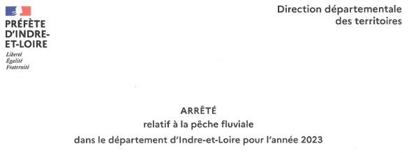 Dept37 - Arrêté Pêche 2023